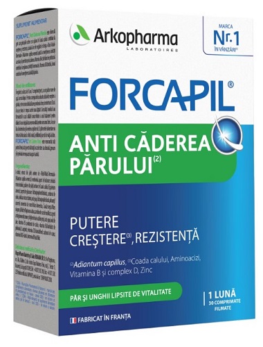 Forcapil comprimate anti-căderea părului